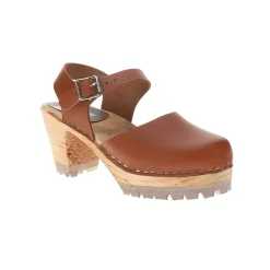 Abba Platform Ankle Strap Clogs