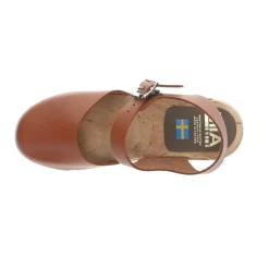Abba Platform Ankle Strap Clogs