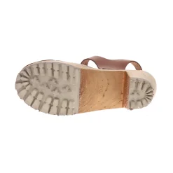 Abba Platform Ankle Strap Clogs