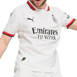 AC Milan Away Collared Short Sleeve Soccer Jersey