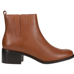Addie Round Toe Zippered Booties