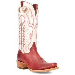 Adelaide Embroidered Square Toe Pull On Cowboy Boots