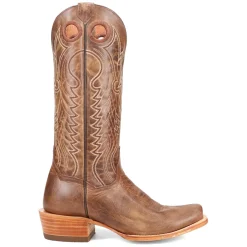 Adelaide Embroidered Square Toe Pull On Cowboy Boots