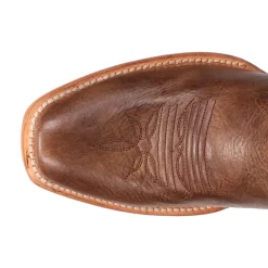 Adelaide Embroidered Square Toe Pull On Cowboy Boots