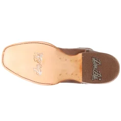 Adelaide Embroidered Square Toe Pull On Cowboy Boots