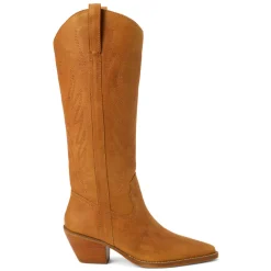 Agency Embroidered Pointed Toe Zippered Cowboy Boots