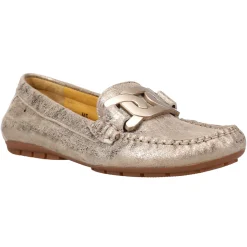 Aiker Metallic Moccasins