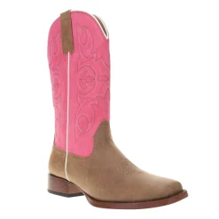 Ainsley Embroidered Square Toe Cowboy Boots