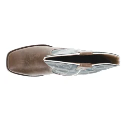 Ainsley Embroidered Square Toe Pull On Cowboy Boots