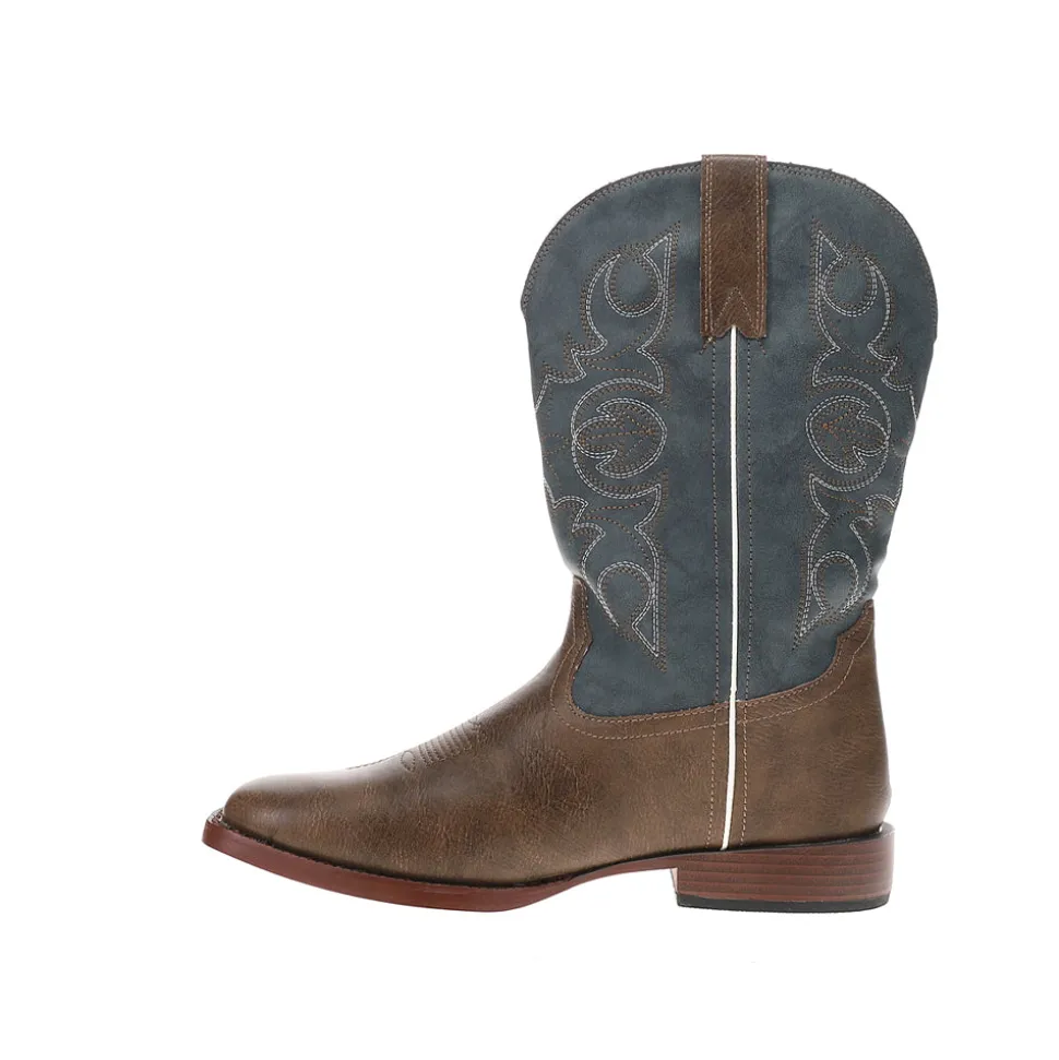 Ainsley Square Toe Cowboy Boots (Big Kid)