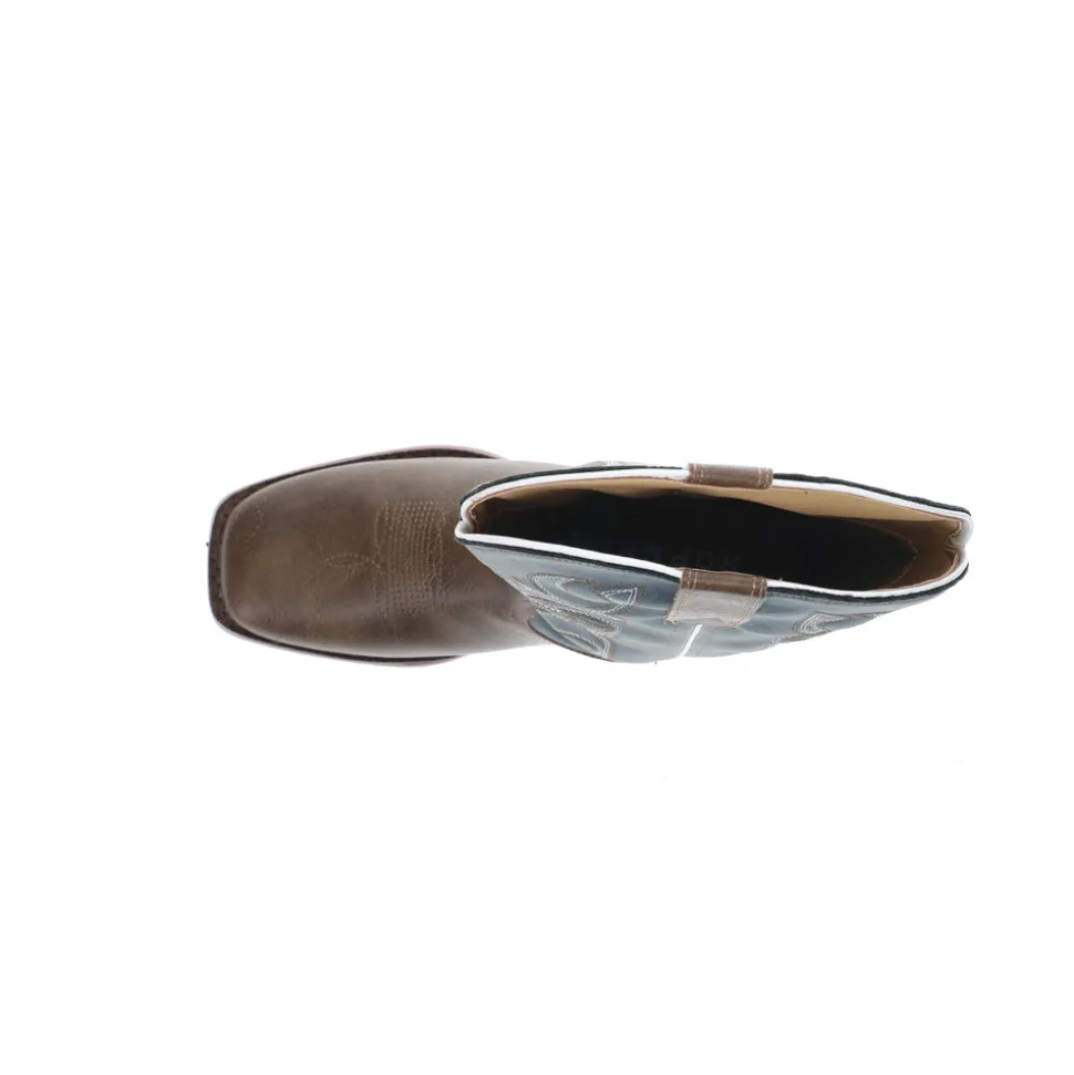 Ainsley Square Toe Cowboy Boots (Big Kid)