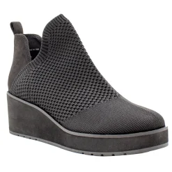 Albright Round Toe Wedge Pull On Booties