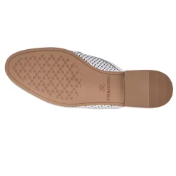 Ali Perforated Bit Mule Loafers
