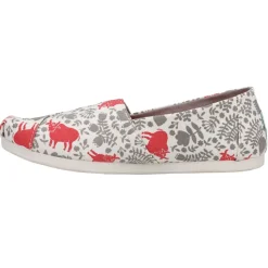 Alpargata Floral Slip On Flats