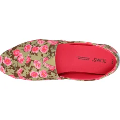 Alpargata Floral Slip On Flats