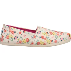 Alpargata Floral Slip On Flats