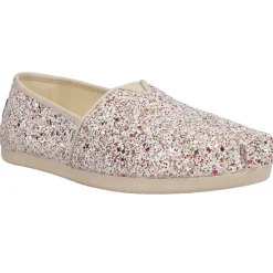 Alpargata Glitter Slip On Flats