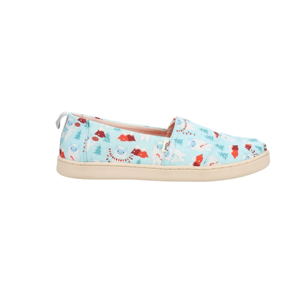 Alpargata Graphic Slip On Flats (Big Kid)