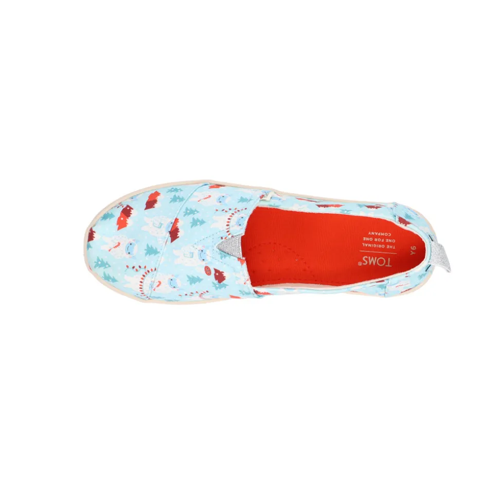 Alpargata Graphic Slip On Flats (Big Kid)