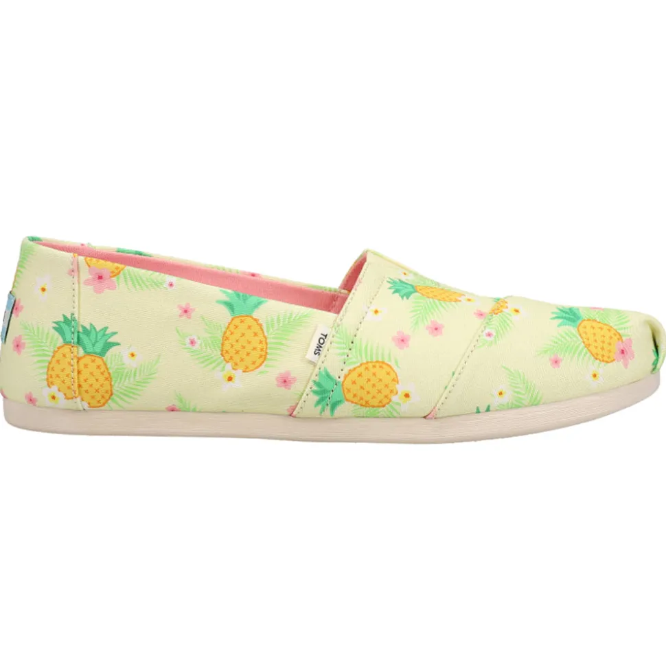 Alpargata Pineapple Graphic Slip On Flats