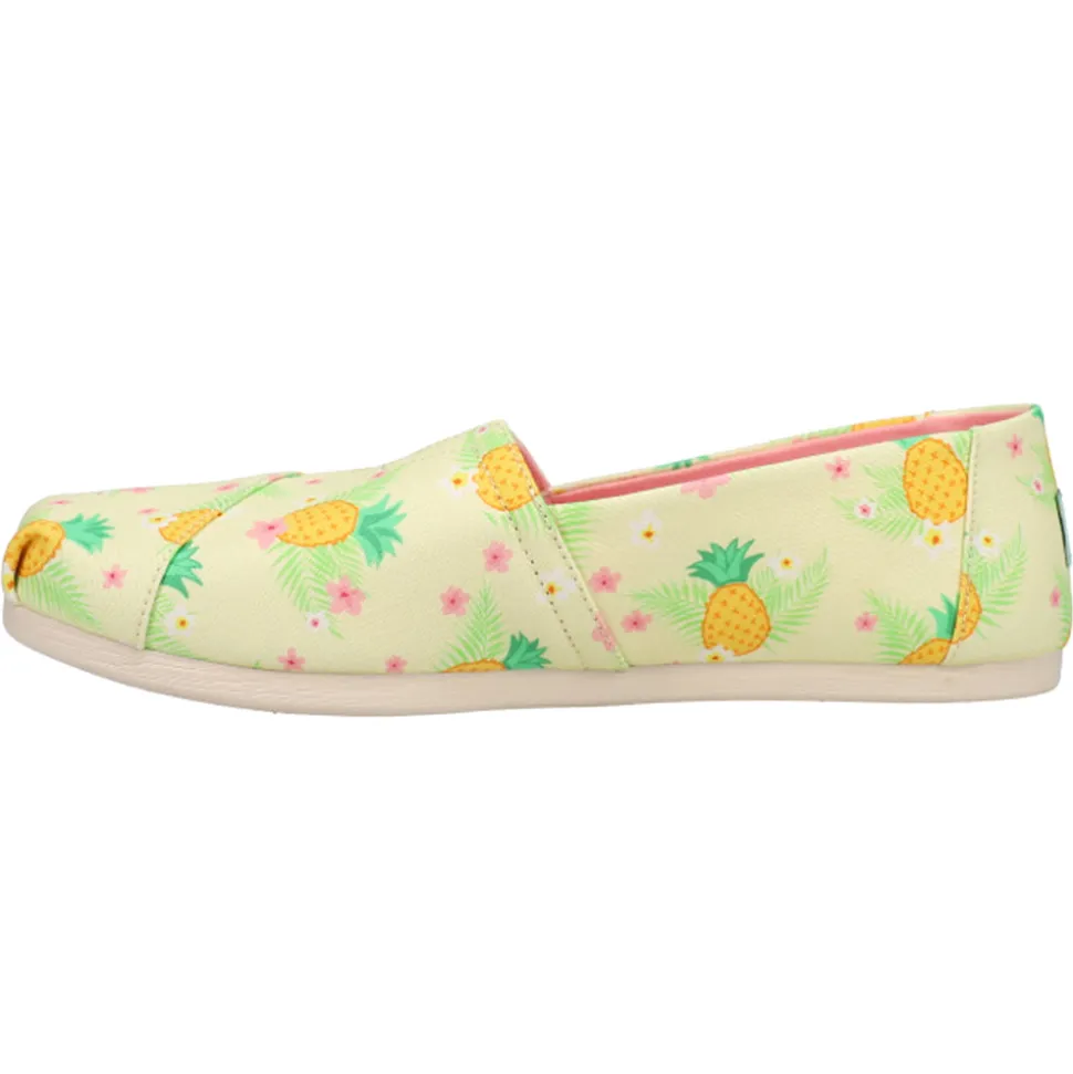 Alpargata Pineapple Graphic Slip On Flats