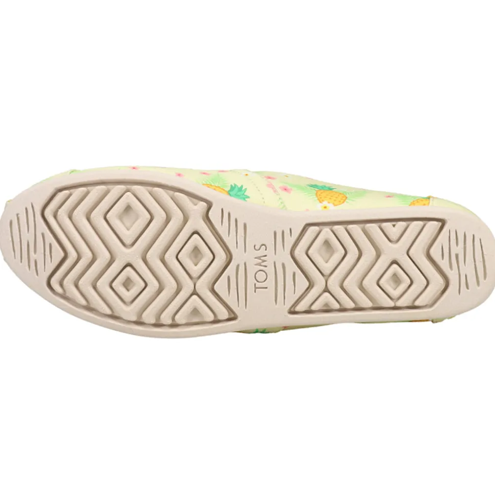 Alpargata Pineapple Graphic Slip On Flats