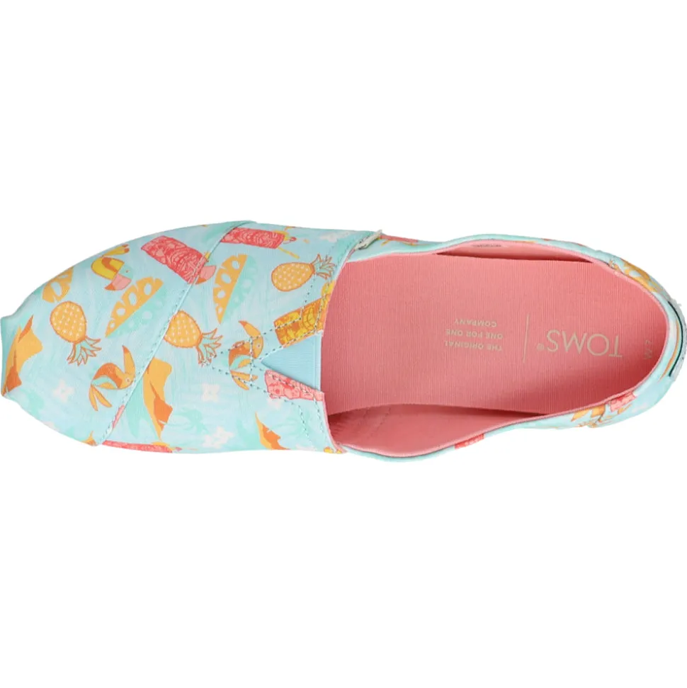 Alpargata Tropical Graphic Slip On Flats