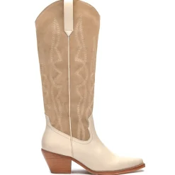 Alpine Embroidered Snip Toe Zippered Cowboy Boots