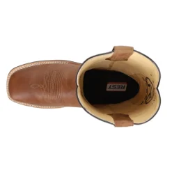 America Rules Patriotic Square Toe Cowboy Boots