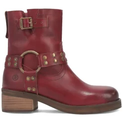 Anarchy Round Toe Zippered Cowboy Motorcycle Boots
