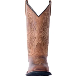 Anita Embroidered Square Toe Cowboy Boots