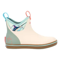 Ankle Deck Round Toe Pull On Boots