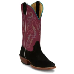 Annie Up Embroidered Square Toe Cowboy Boots