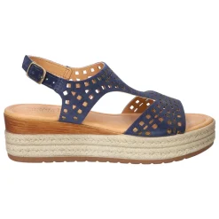 Ann-Italy Cut Out Espadrille Wedge Sandals