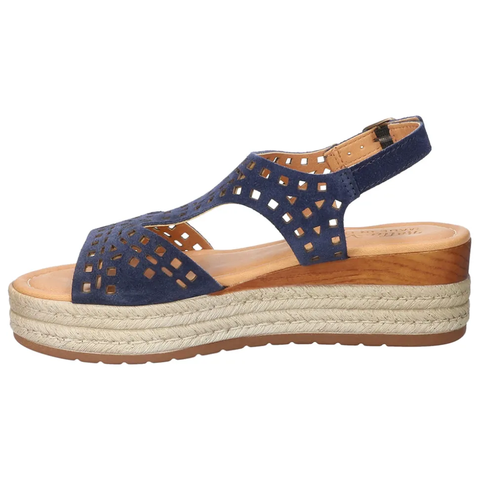 Ann-Italy Cut Out Espadrille Wedge Sandals