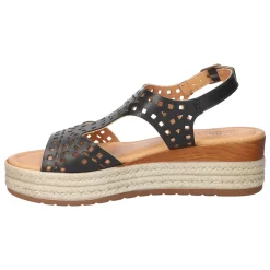 Ann-Italy Cut Out Espadrille Wedge Sandals