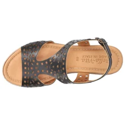 Ann-Italy Cut Out Espadrille Wedge Sandals