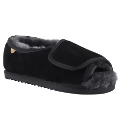 APMA Wide Open Toe Slip On Slippers