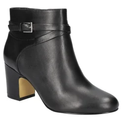 Arlette Round Toe Zippered Booties