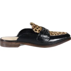 Au Pair Leopard Mule Loafers