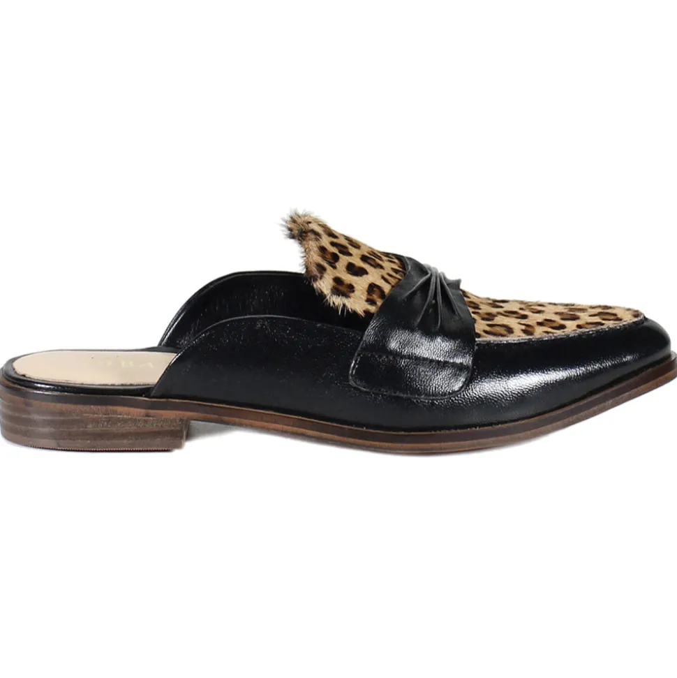 Au Pair Leopard Mule Loafers