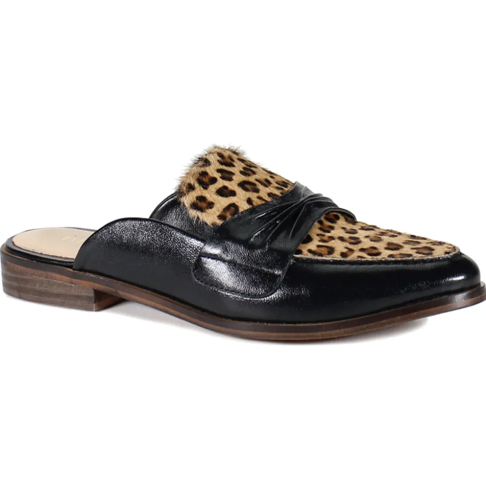 Au Pair Leopard Mule Loafers