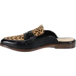 Au Pair Leopard Mule Loafers
