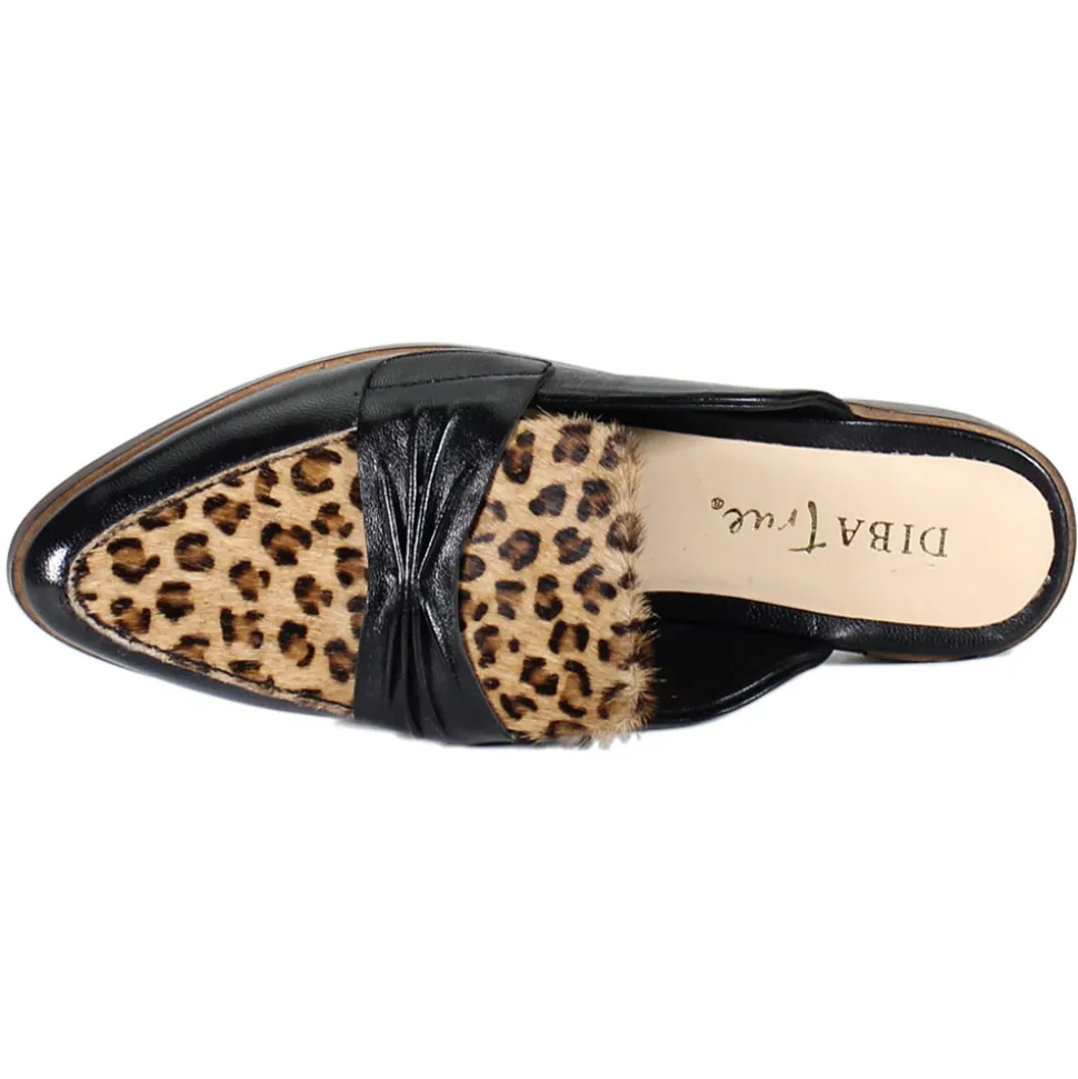 Au Pair Leopard Mule Loafers