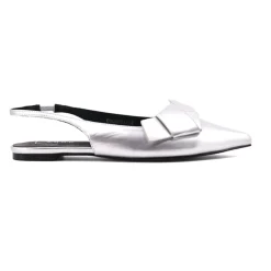 Audrey Metallic Slingback Flats
