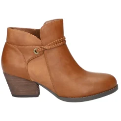 Audrina Round Toe Zippered Booties