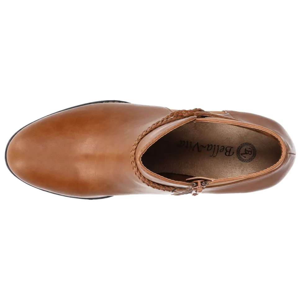 Audrina Round Toe Zippered Booties