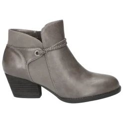 Audrina Round Toe Zippered Booties