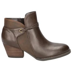Audrina Round Toe Zippered Booties