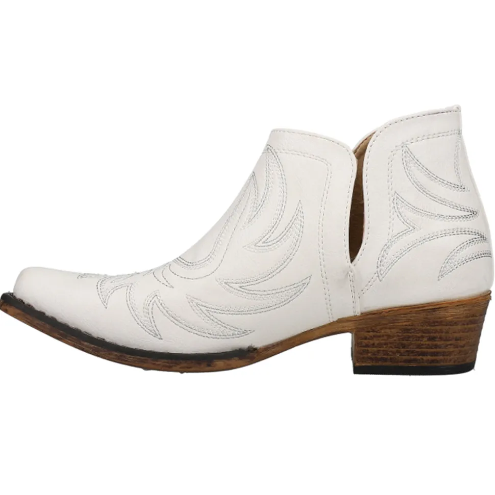 Ava Embroidered Snip Toe Cowboy Booties